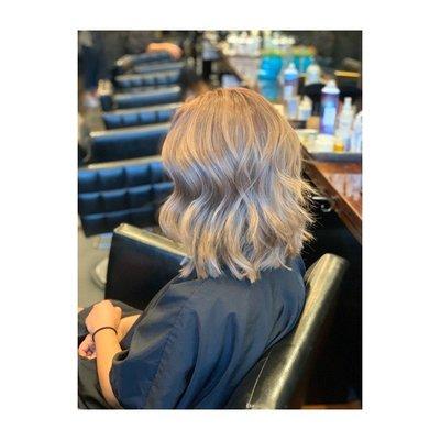 Bleach and tone / cut by stylist jessica hook