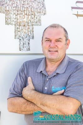 Ernie - our licensed electrician with over 32 years of experience  License #485439