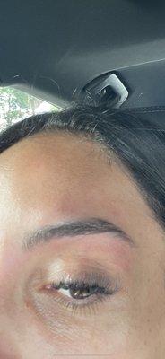 Eyebrow after