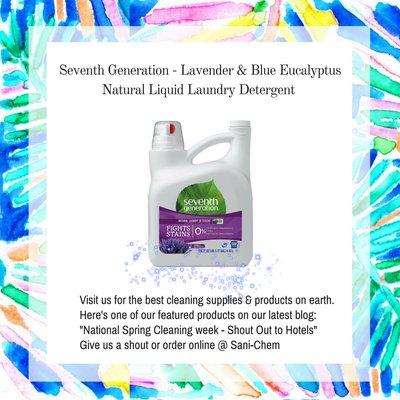 Seventh Generation Natural Liquid Laundry Detergent, Lavender & Blue Eucalyptus, Give us a shout or order online