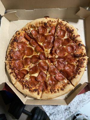 Pepperoni pizza