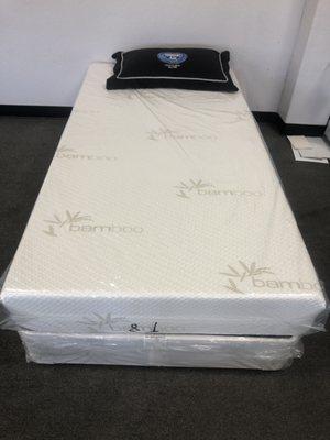 Twin Mattress Bamboo Memory Foam...Super Sale.