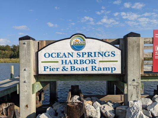 Ocean Springs Harbor Pier & Boat Ramp: