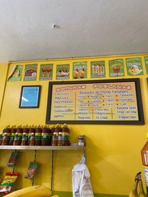 Botanas Poblanos: menu