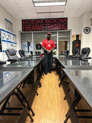 Mr. Ken, one of the instructors at Boom Boom Firearms Training.