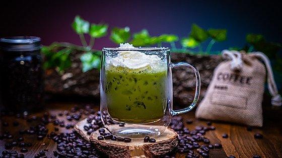 Our Matcha Lavender Latte