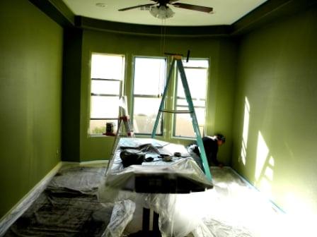 Interior painting of dining room