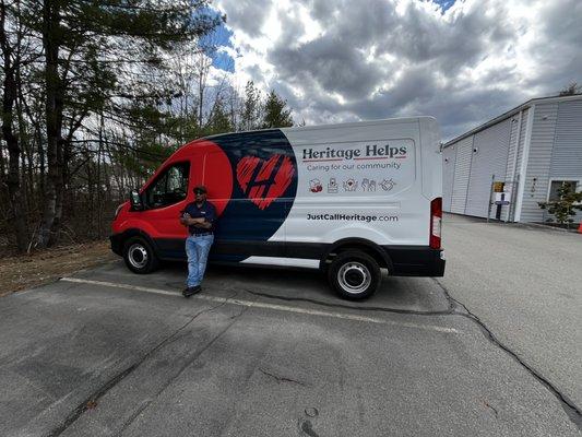 Heritage Helps community van!