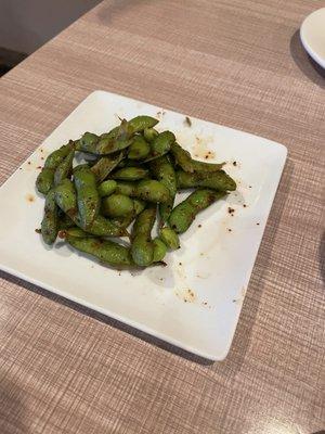 Spicy edamame