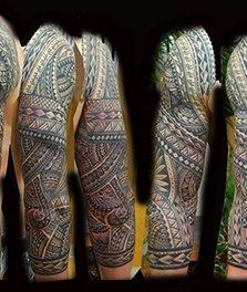 Jim Allchin's Freehand  Polynesian Tattooing