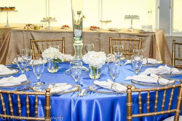 Linen Rentals, Gold Chiavari chair