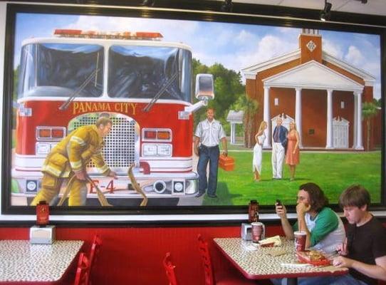 Firehouse Subs - Panama City, FL on 23rd St: Mural