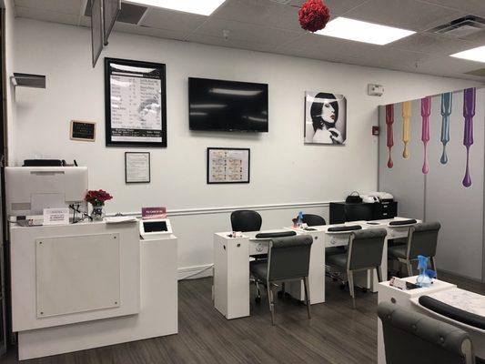 Regal Nail Salon Kings Highway after remodel