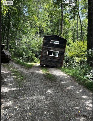 Look how the driver is literally half way off the road...