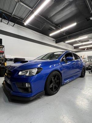 2016 Subaru WRX installed H&R lowering springs, turbo inlet and bypass valve