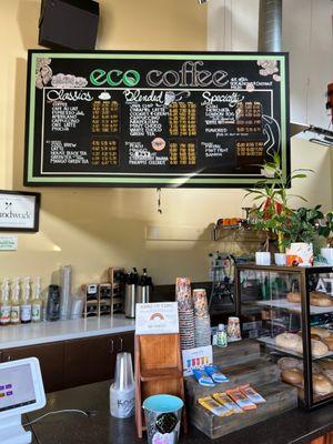 Eco Coffee Menu