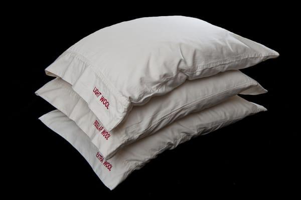 If you need pillows, we have many firmness's and sizes. We have Wool, Cotton, Kapok, Rubber, and Millet/Wool.