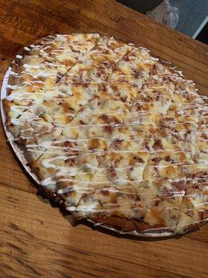 Chicken Bacon Ranch Pizza