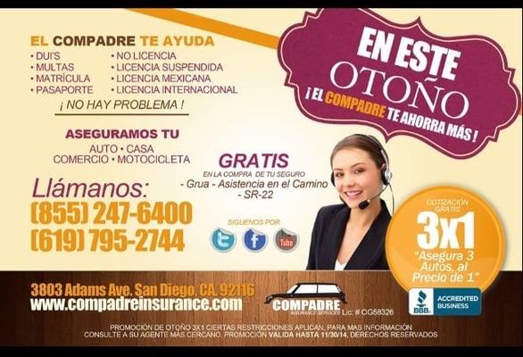 Promocion de otono!! No te pierdas la oportunidad de ahorrar!!