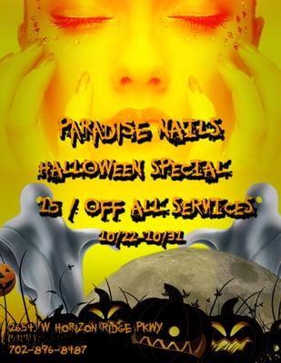 15  OFF HALLOWEEN SPECIAL!