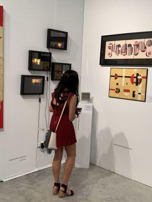 Argentinean artist Luján Candria | Rumanian-Cuban artist Sandu Darié at Art Wynwood 2019