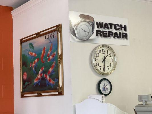 Watch repair on Main Street