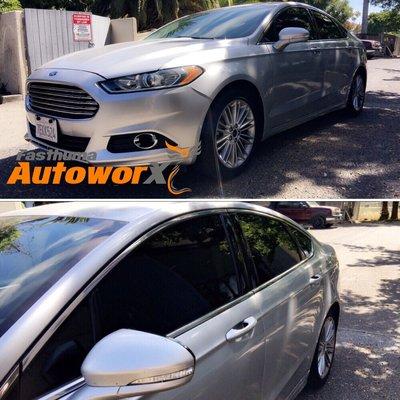 2014 Ford Fusion Back Half 5% Two Front Windows 22%