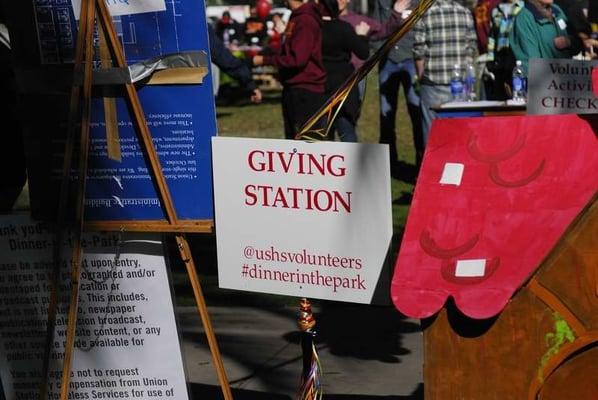 Donation station