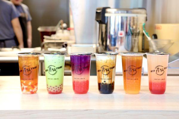 Various Boba Drinks