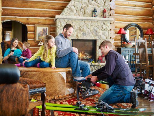 Don't wait in lines at the rental shop... Black Tie delivers and customer fits all of your ski and snowboard gear right to your living room!