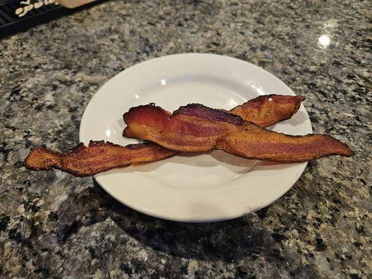 Bacon. Tastes nothin' like peanut butter.