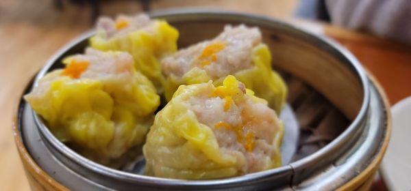 Siu mai. Good portion & priced right! Most other places that offer siu mai skimp on the filling and/or size. This place gets it!