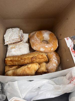 Pastries: quesito, donut, guava pastry