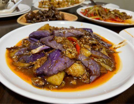 Braised Eggplant w/ Shredded Pork $15.99 ~ delicious ~