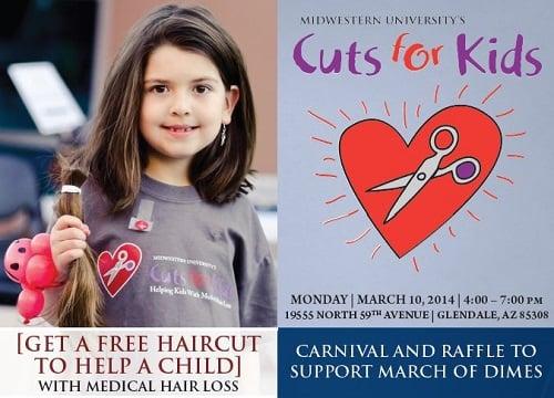 Sweet Salon Participates in the March of Dimes Cuts for Kids Event!