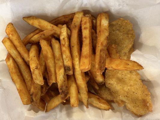 Chicken Nuggets with French Fries