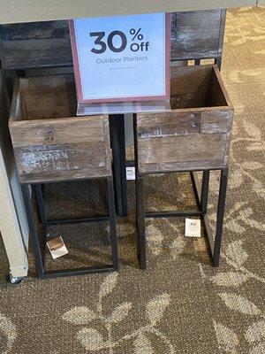 Nice planters on sale