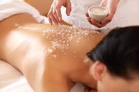 Relaxing Body Scrubs to remove the dead skin.