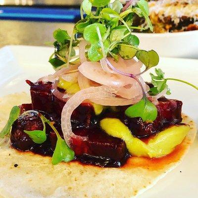 Pork belly Taco