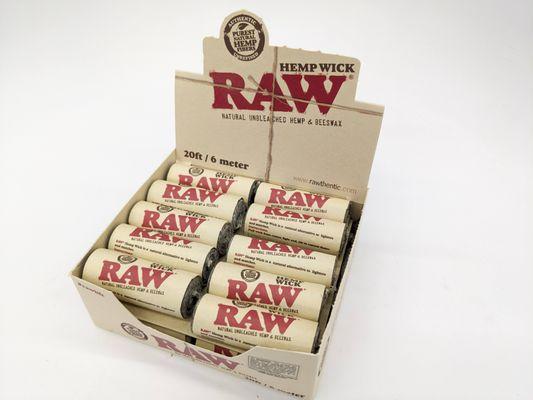 Raw Hemp Wicks