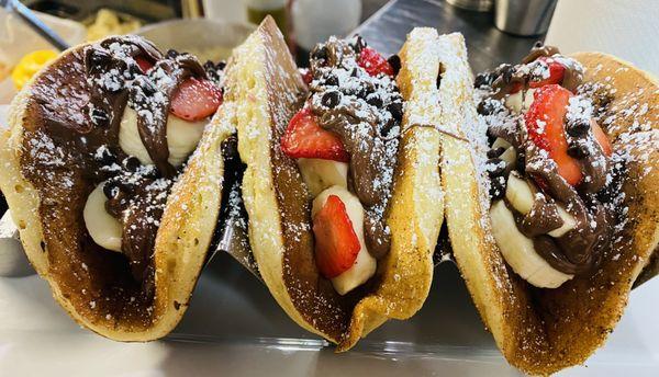 Pancake Fruit Taco