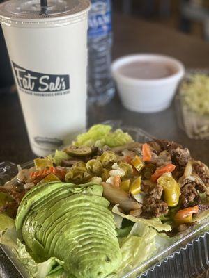 Beef Dip add Avocado as a Salad