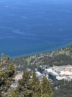 "Sail Tahoe Blue" out the day after our sunset cruise.