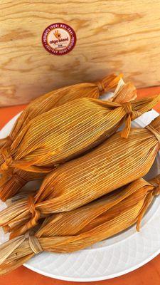 Tamales de puerco auténticos sinaloenses