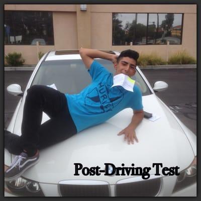 Our students don't just pass the drive test, they excel at driving afterwards as well!