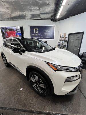 Nissan rogue in for ceramic detailing