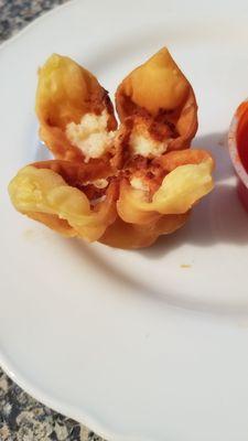 Cream cheese rangoon (good)