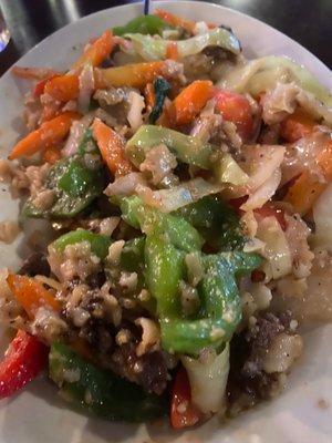 Drunken Noodles (Noodles with Basil)