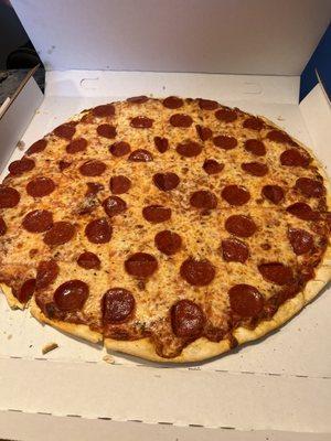 Pepperoni pizza