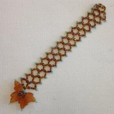 Lacy Spiky Bicone Bracelet